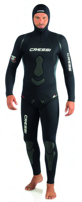Cressi Apnea BlackLite, traje completo negro