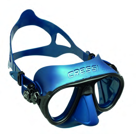 Máscara Cressi Calibro azul metal