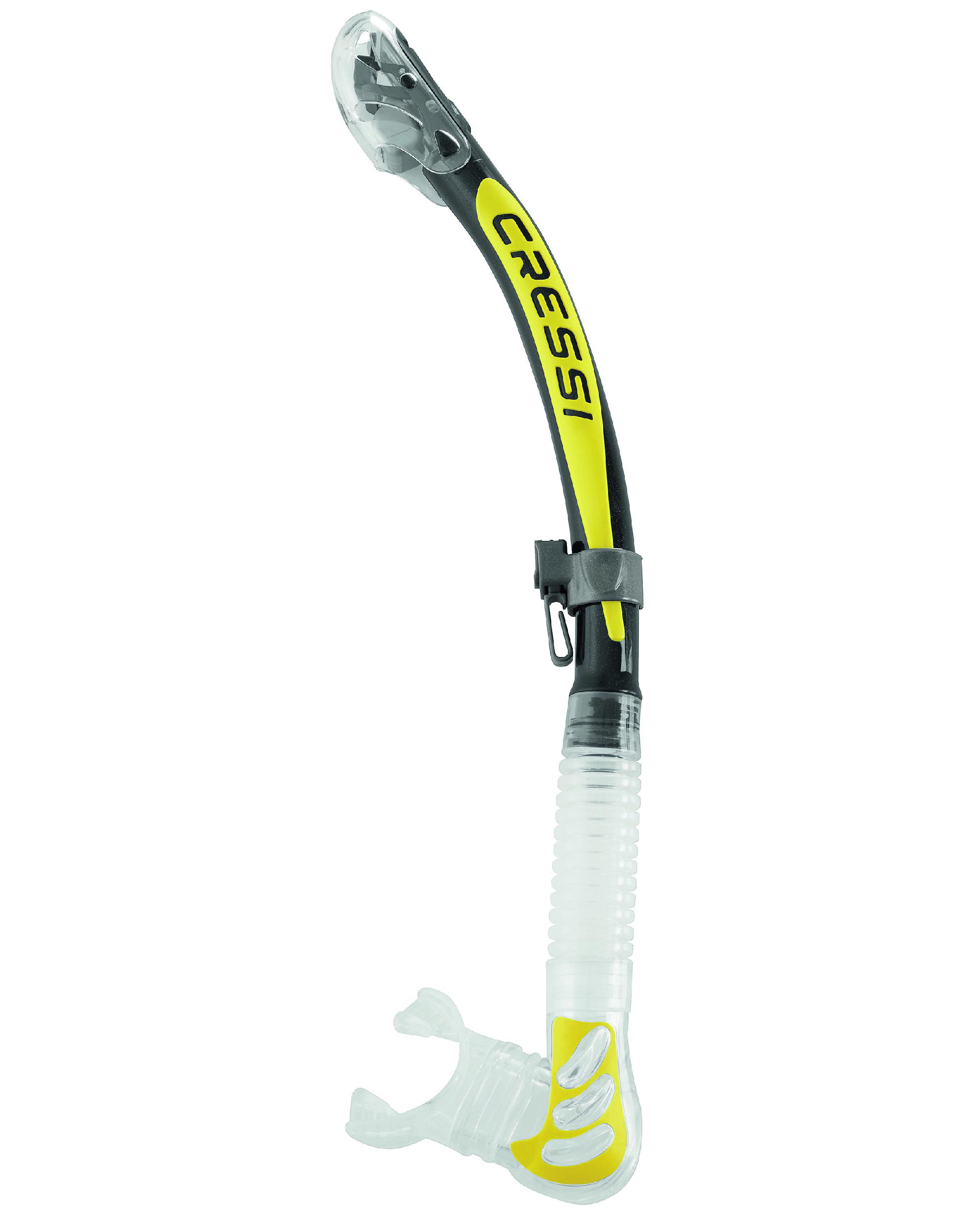 Tubo Cressi Alpha Ultra Dry Negro-Amarillo