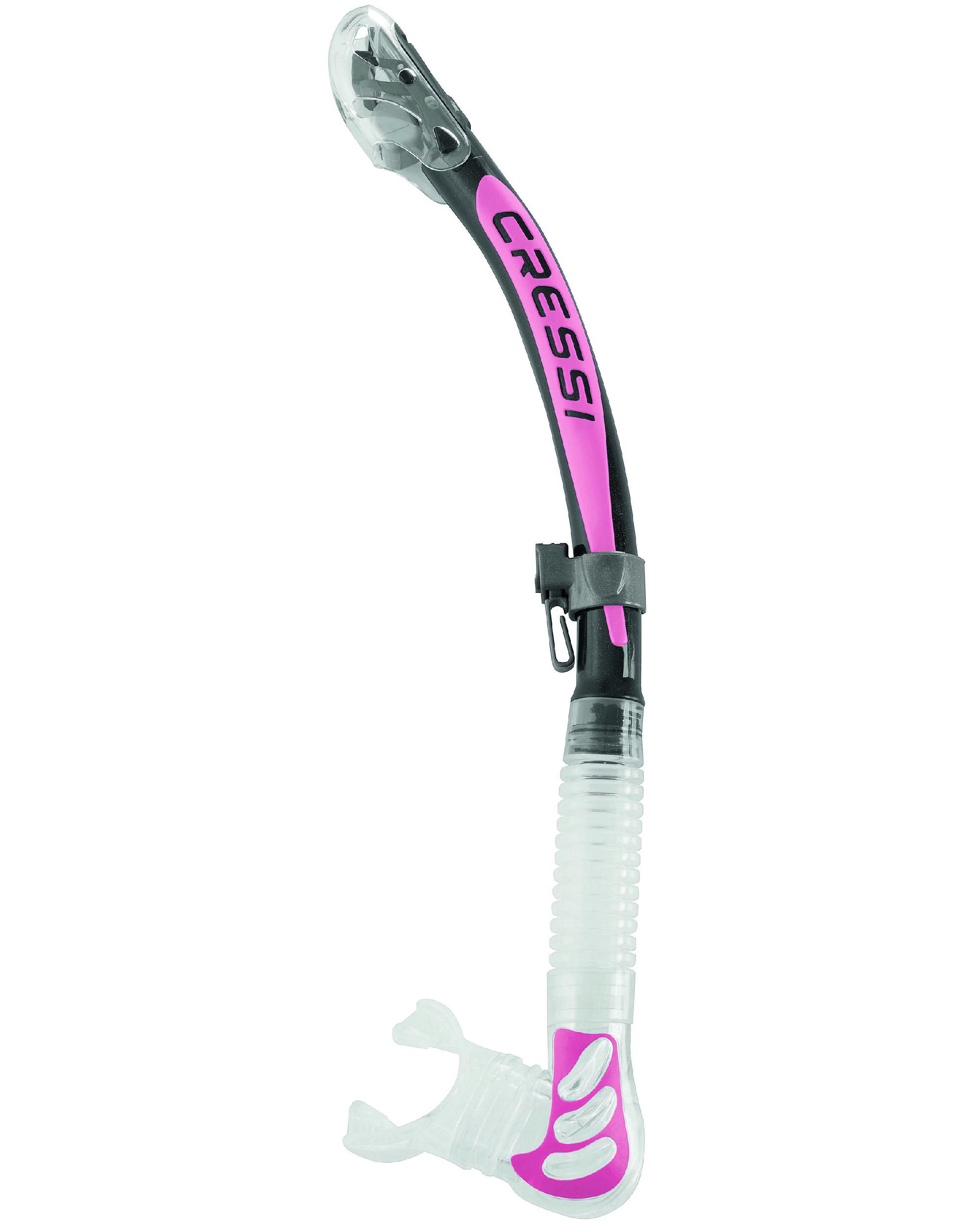 Tubo Cressi Alpha Ultra Dry Negro-Rosa