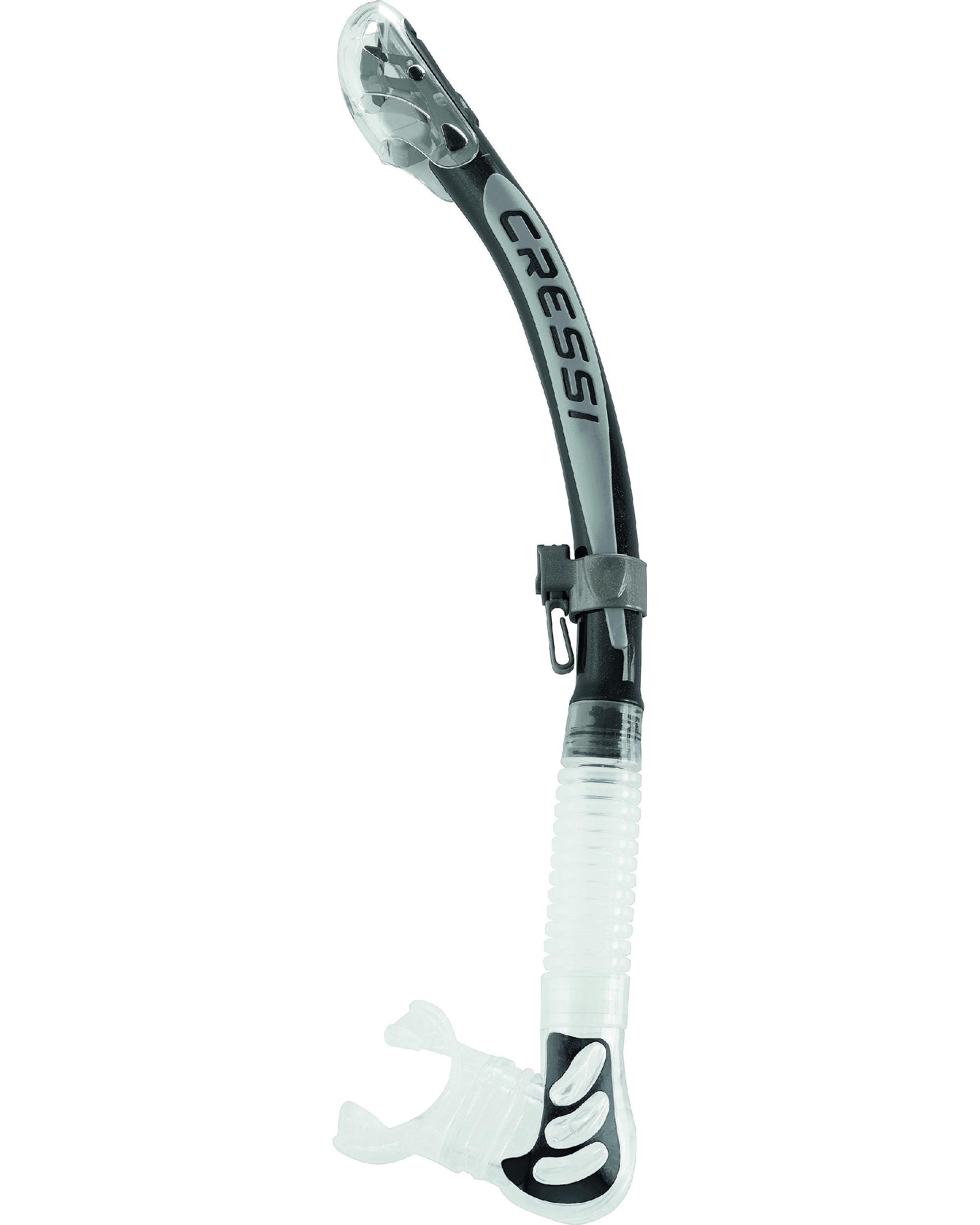 Tubo Cressi Alpha Ultra Dry Negro-Plata