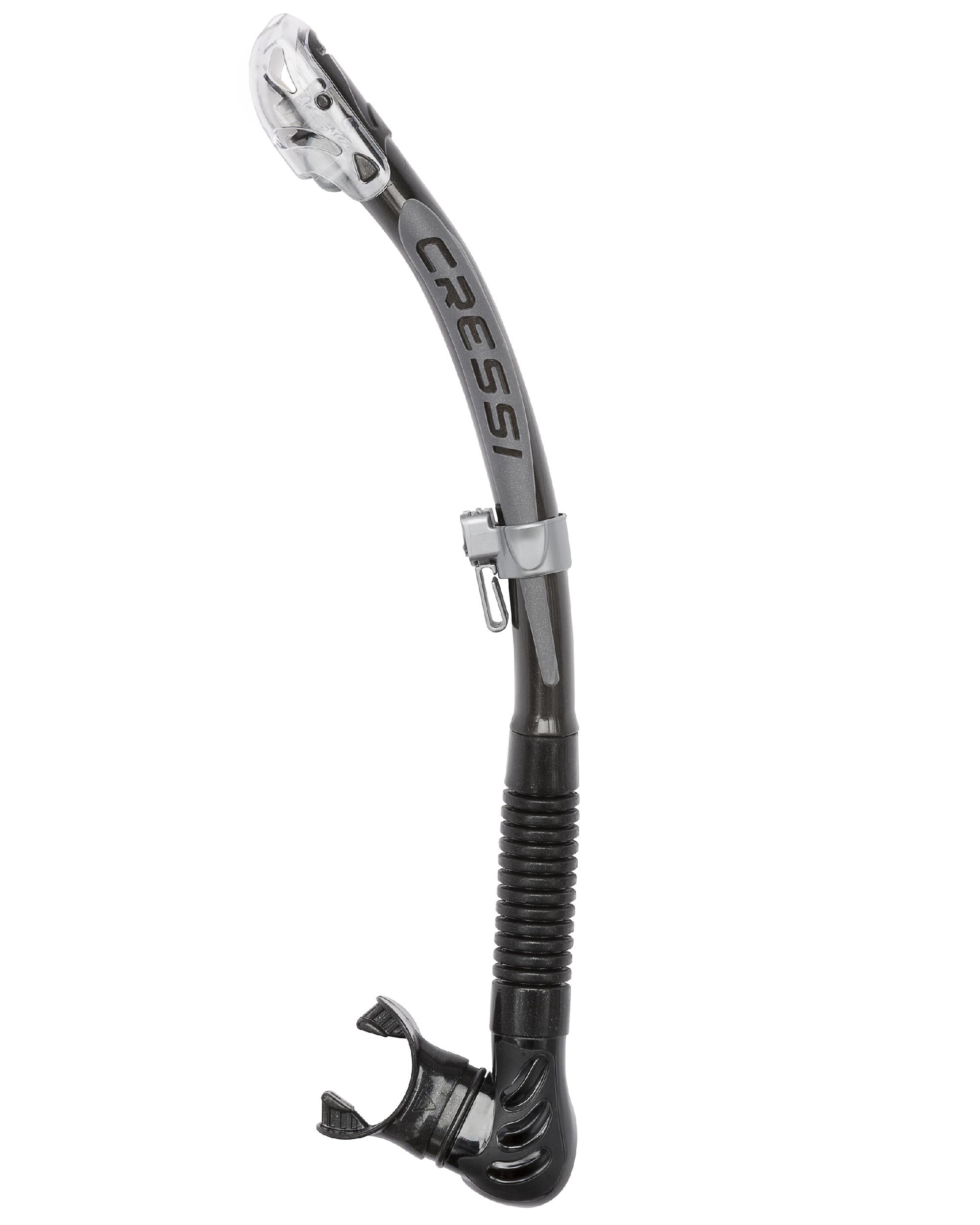 Tubo Cressi Alpha Ultra Dry Dark-Negro
