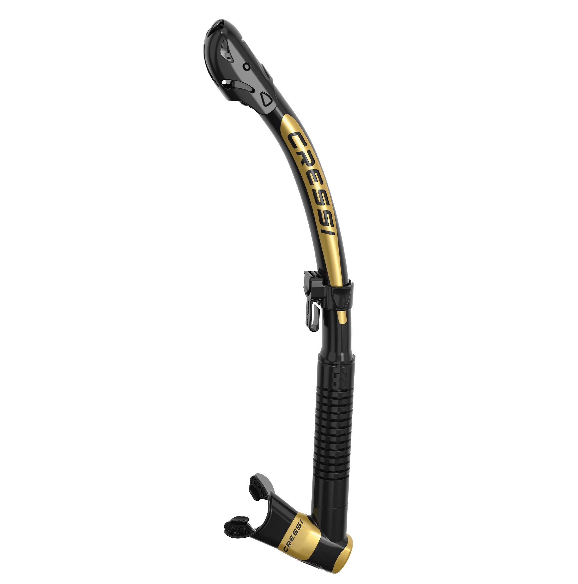 Tubo Cressi Itaca Ultra Dry Dark-oro