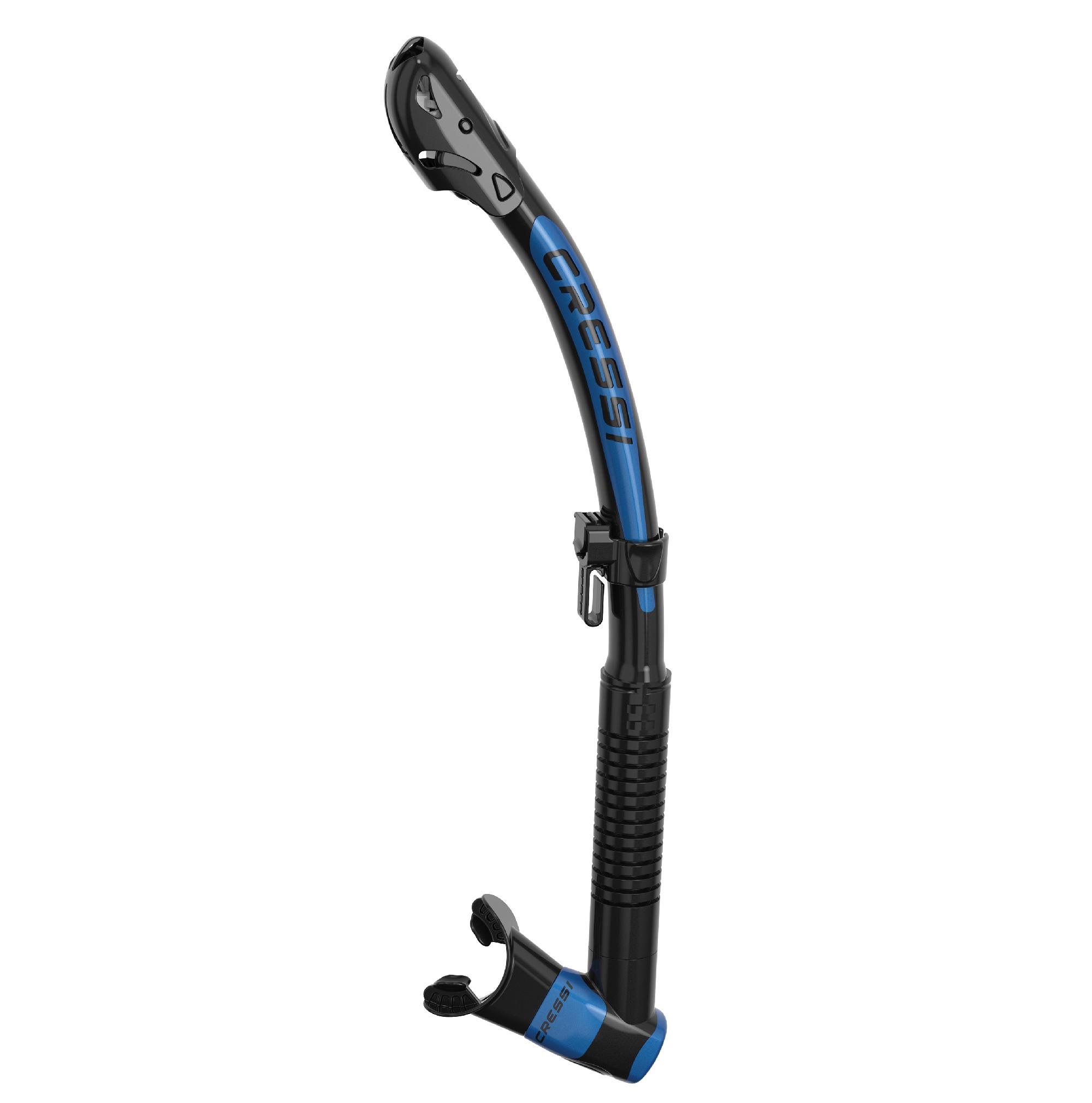 Tubo Cressi Itaca Ultra Dry Dark-azul metal