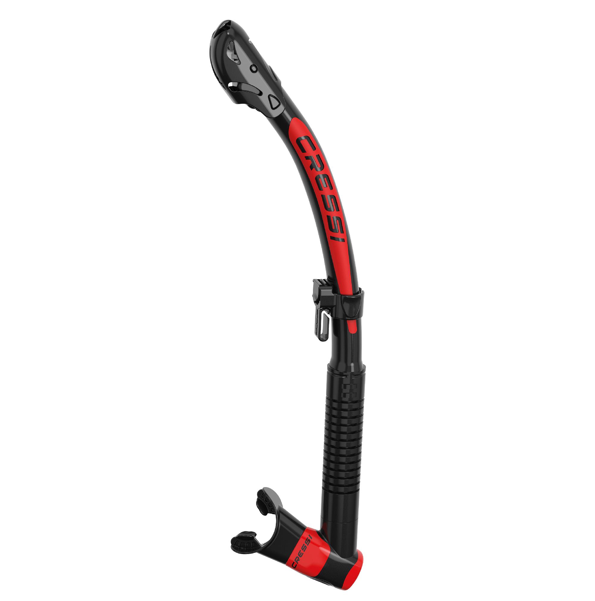 Tubo Cressi Itaca Ultra Dry Dark-rojo